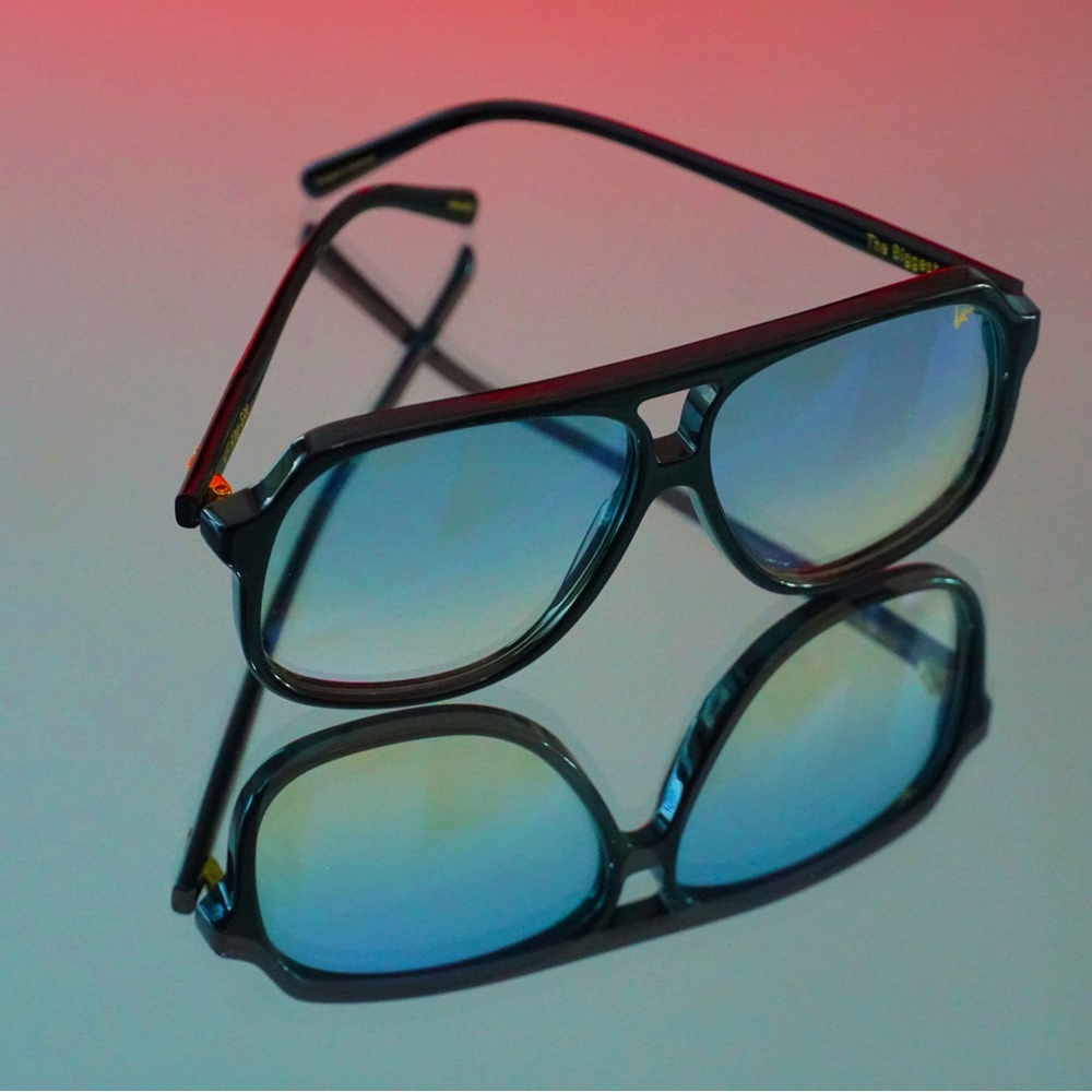 King Size Black Acetate